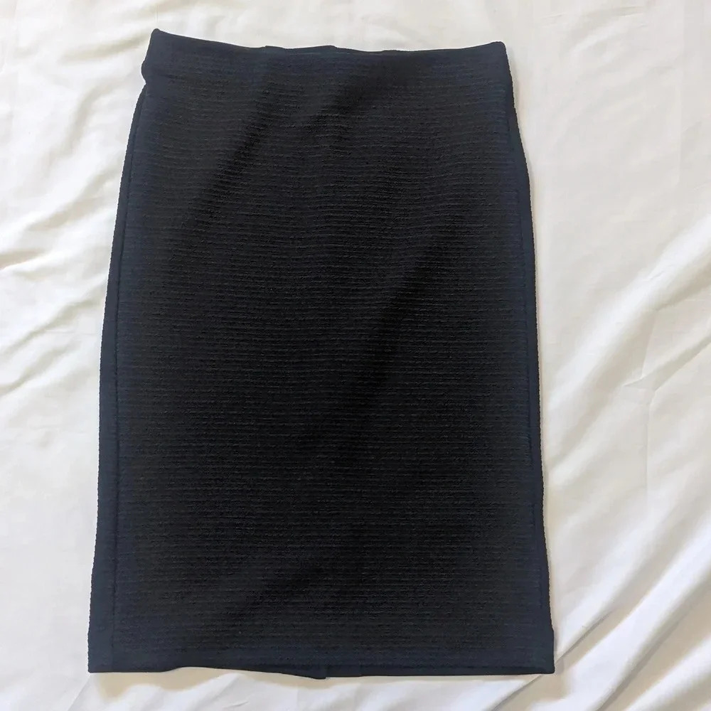 Loft Midi Length Pencil Skirt, Color Black Size XS